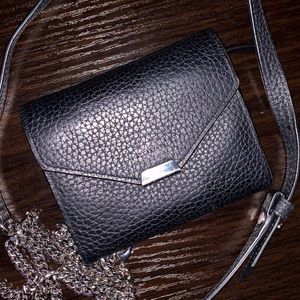 All Saints Wallet - Black Leather